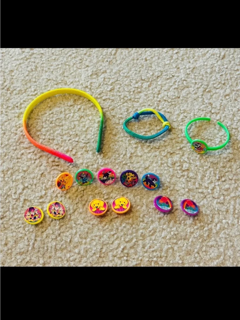Lisa Frank Vintage pretend play jewelry